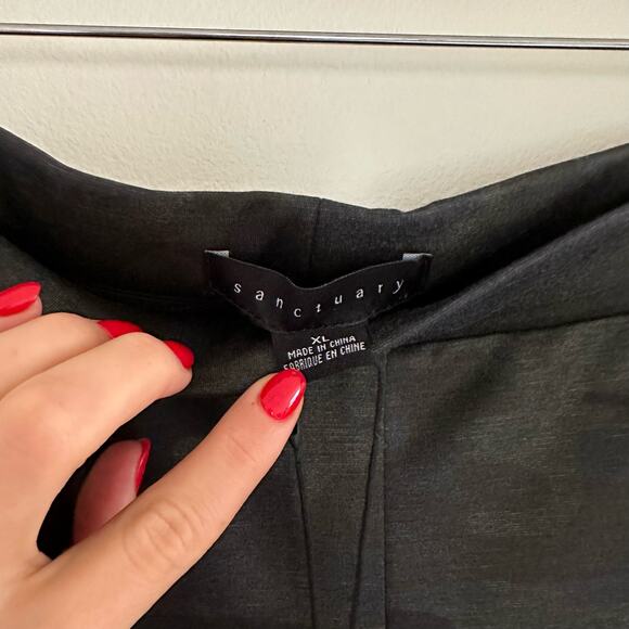 Sanctuary Carnaby Kick Crop Semi High Rise Legging in Full Moon Camo XL - Picture 6 of 9